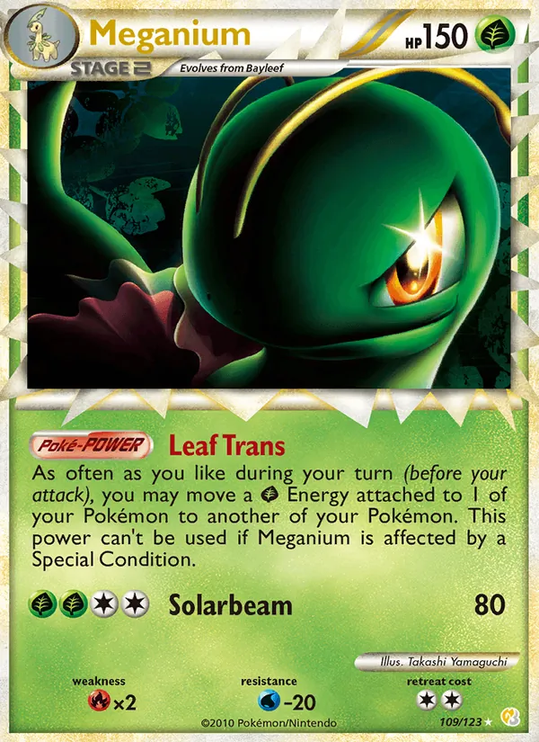 Meganium HeartGold SoulSilver 109/123