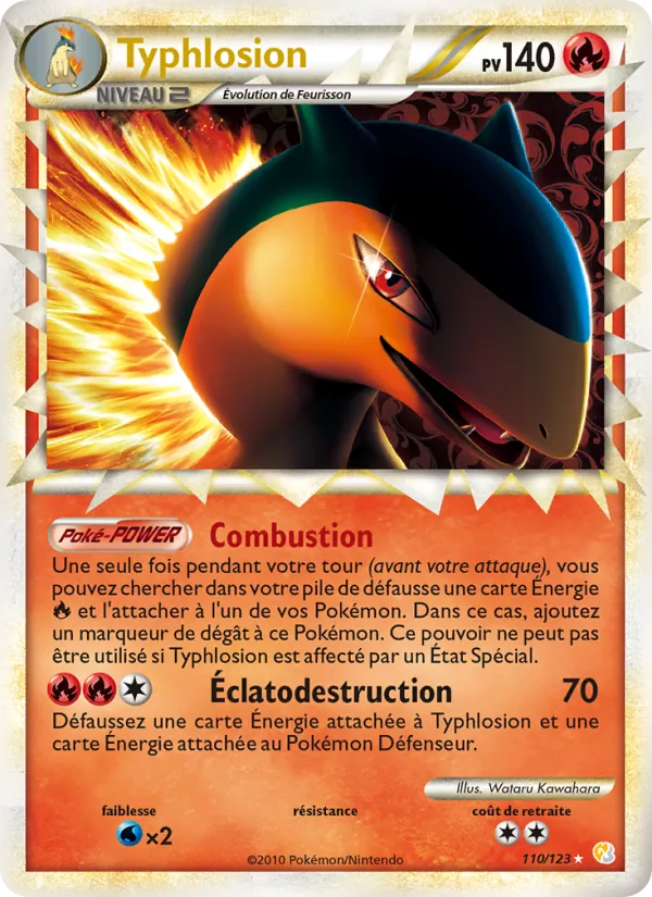 Typhlosion HeartGold SoulSilver 110/123