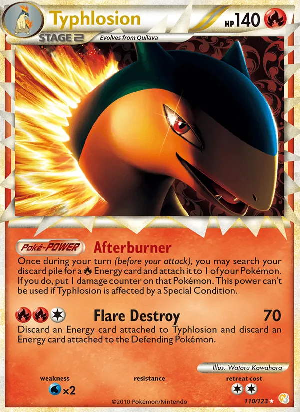 Typhlosion HeartGold SoulSilver 110/123