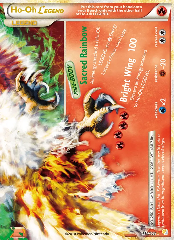 Ho-Oh LEGEND HeartGold SoulSilver 112/123
