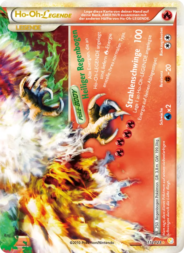 Ho-Oh LEGENDE HeartGold SoulSilver 112/123
