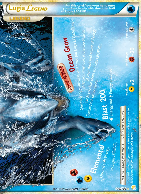 Lugia LEGEND HeartGold SoulSilver 114/123