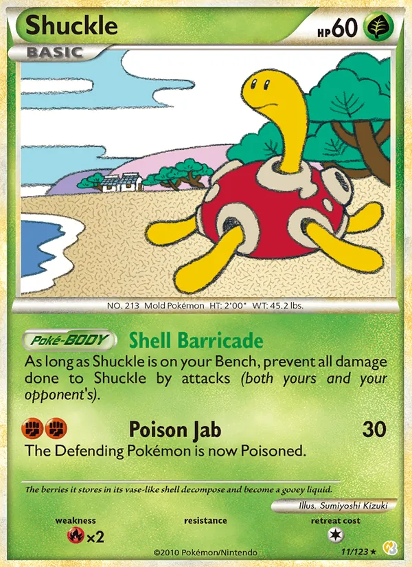 Shuckle HeartGold SoulSilver 11/123
