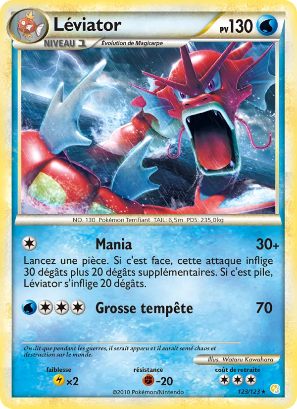 Léviator HeartGold SoulSilver 123/123