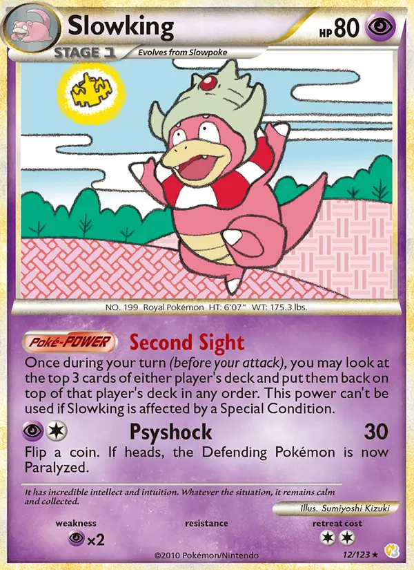 Slowking HeartGold SoulSilver 12/123