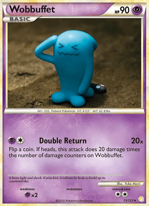 Wobbuffet HeartGold SoulSilver 13/123