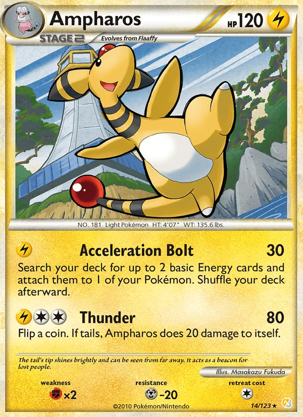 Ampharos HeartGold SoulSilver 14/123