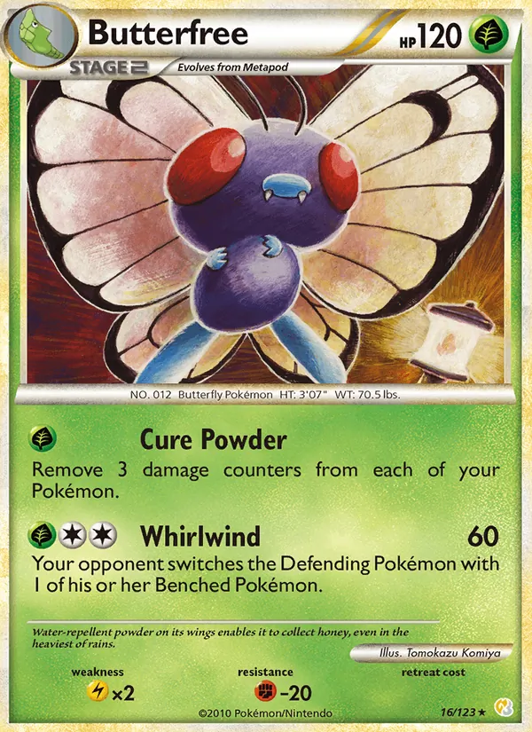 Butterfree HeartGold SoulSilver 16/123