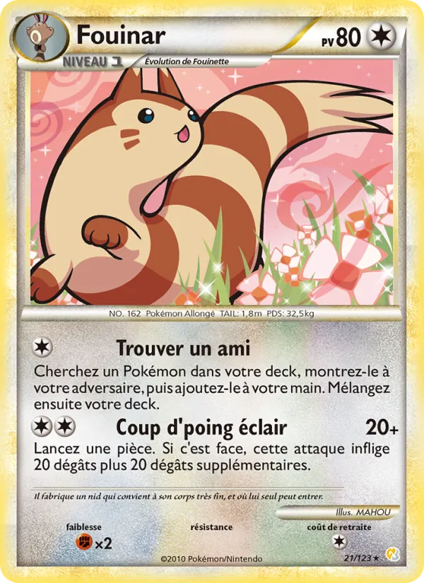 Fouinar HeartGold SoulSilver 21/123