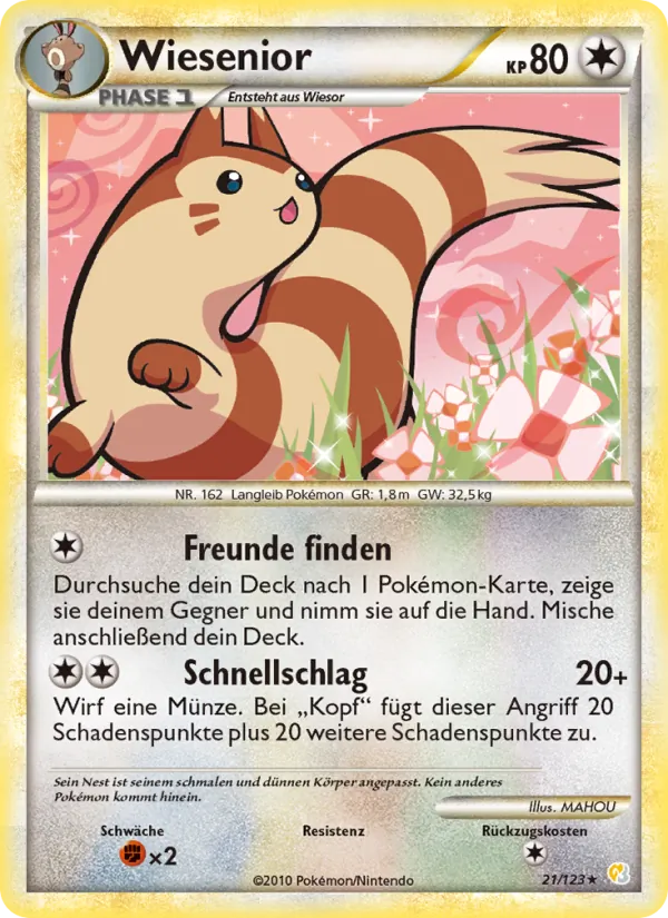 Wiesenior HeartGold SoulSilver 21/123