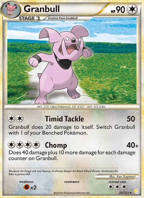 Granbull HeartGold SoulSilver 22/123