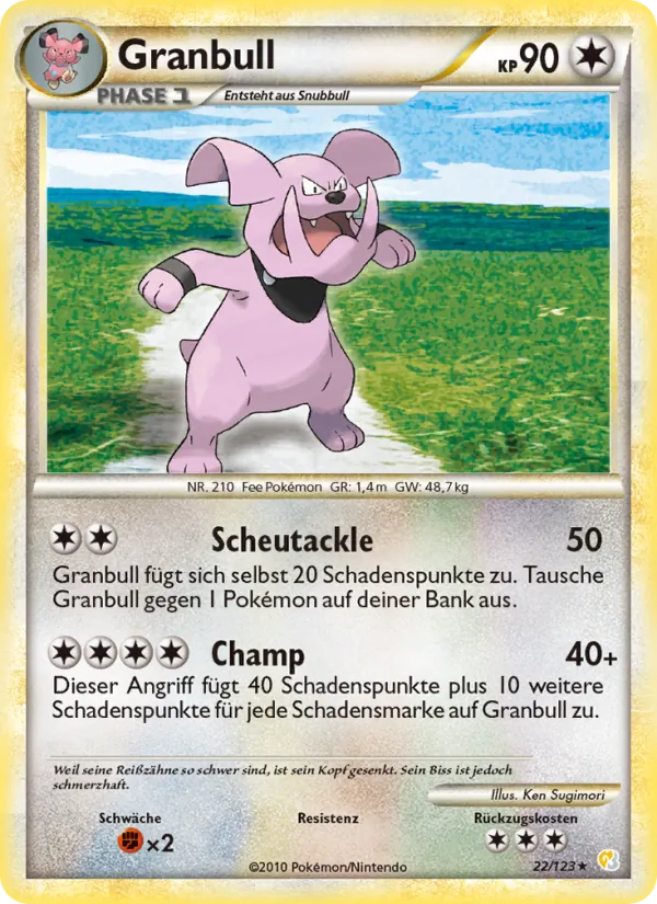 Granbull HeartGold SoulSilver 22/123