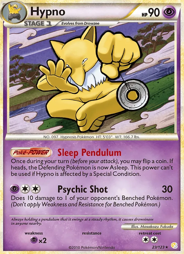 Hypno HeartGold SoulSilver 23/123