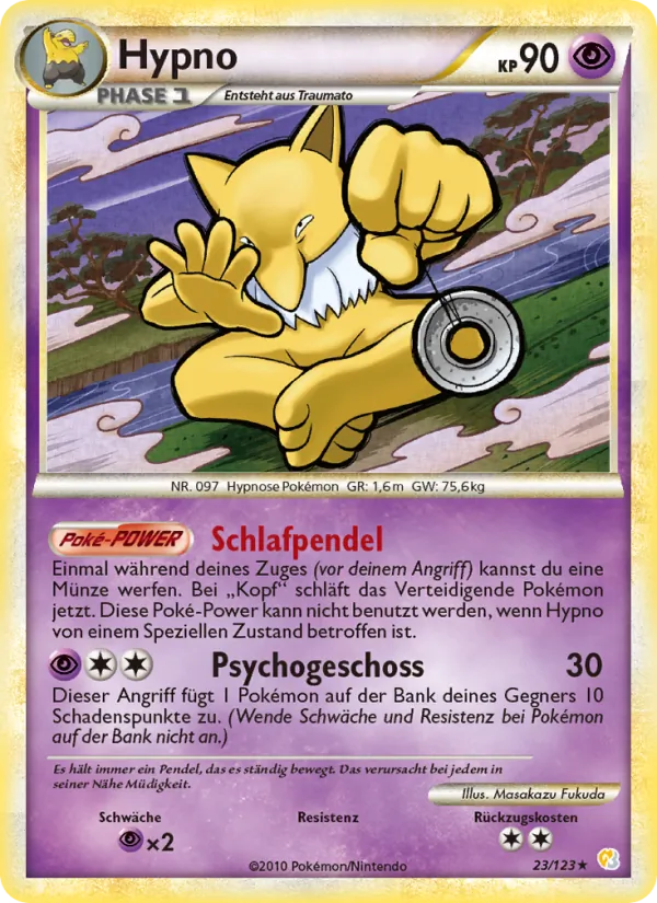 Hypno HeartGold SoulSilver 23/123