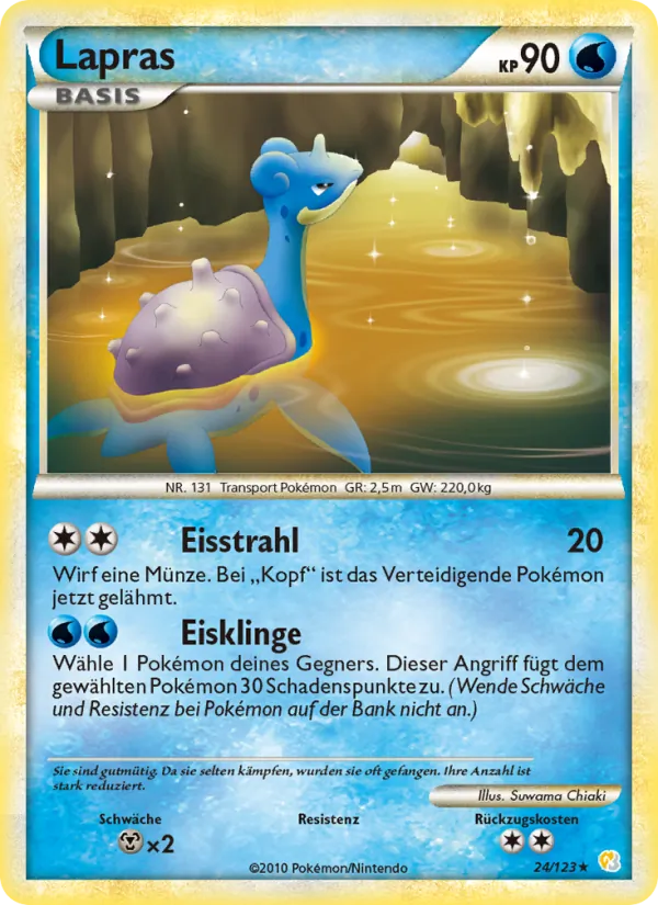 Lapras HeartGold SoulSilver 24/123