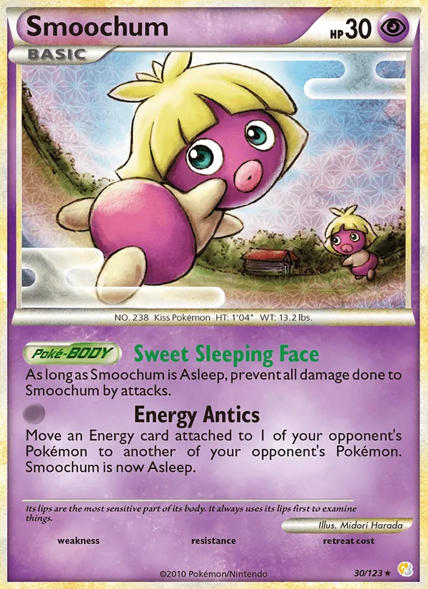 Smoochum HeartGold SoulSilver 30/123