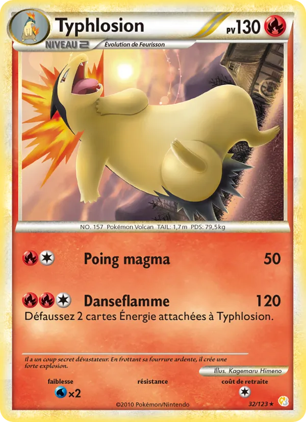 Typhlosion HeartGold SoulSilver 32/123