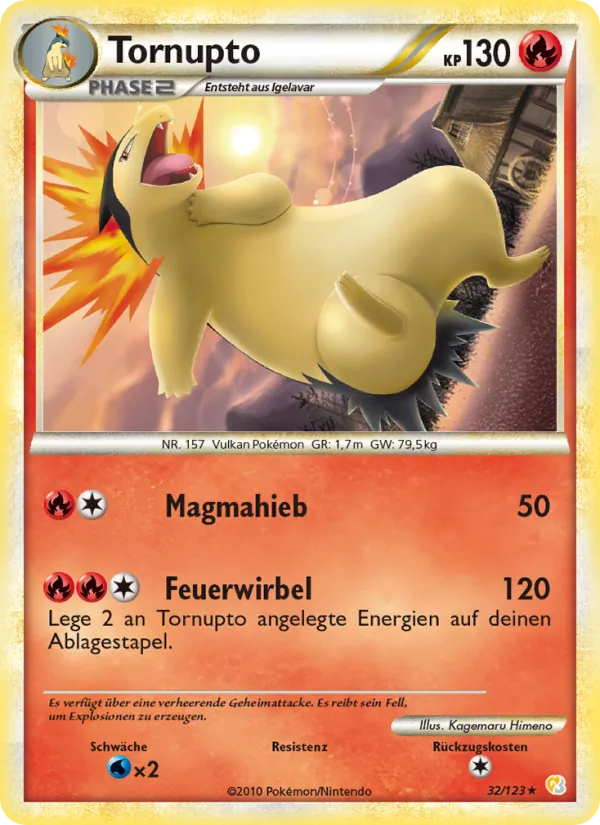 Tornupto HeartGold SoulSilver 32/123