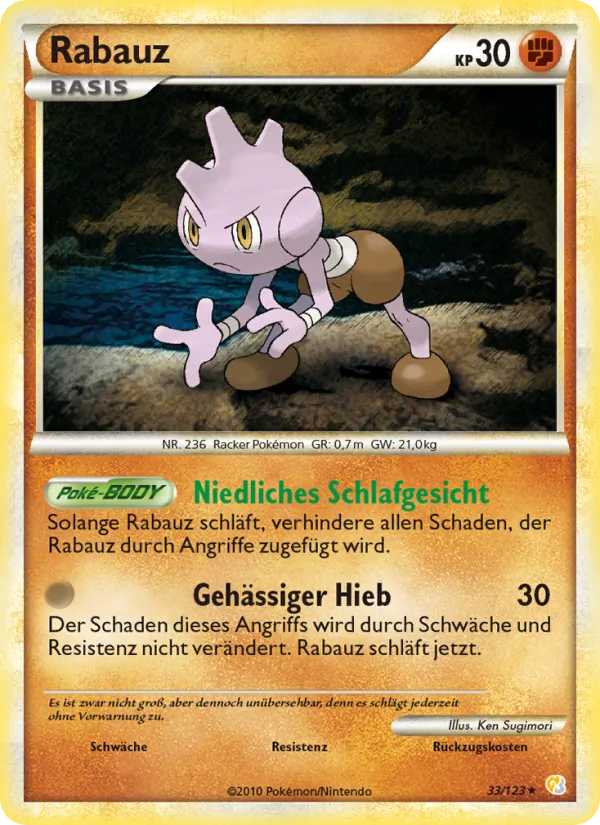 Rabauz HeartGold SoulSilver 33/123