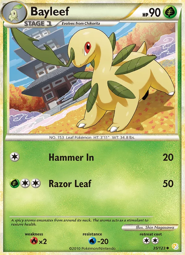 Bayleef HeartGold SoulSilver 35/123
