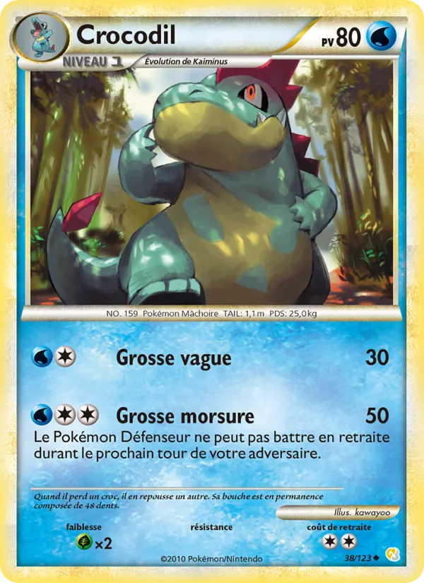 Crocodil HeartGold SoulSilver 38/123