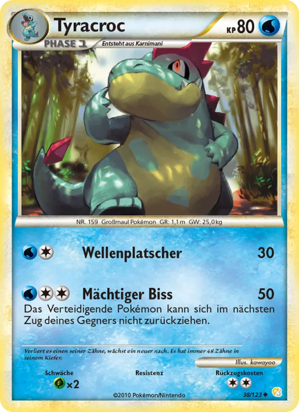 Tyracroc HeartGold SoulSilver 38/123