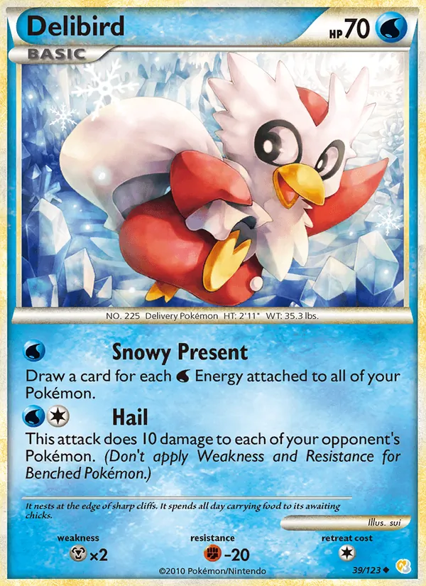 Delibird HeartGold SoulSilver 39/123