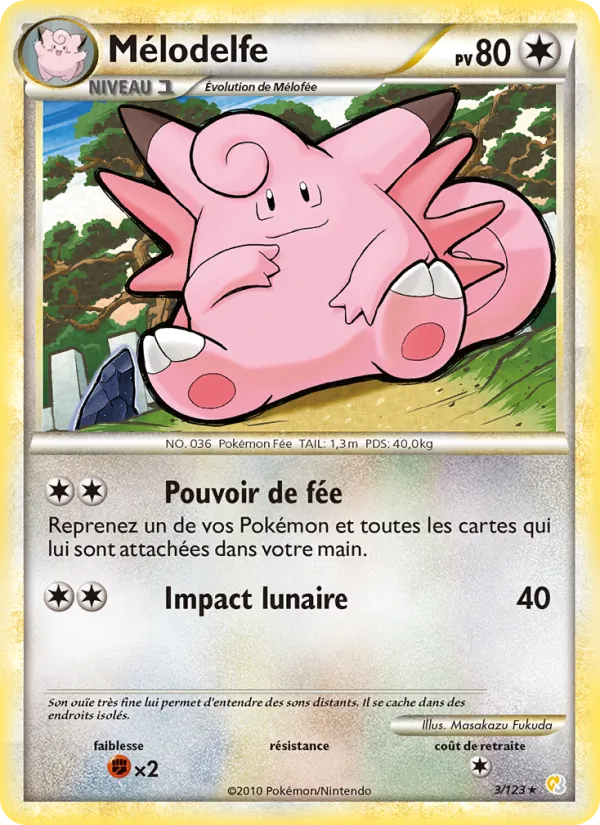 Mélodelfe HeartGold SoulSilver 3/123