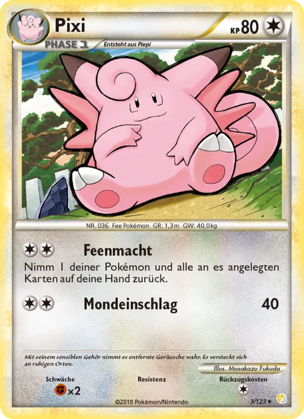 Pixi HeartGold SoulSilver 3/123