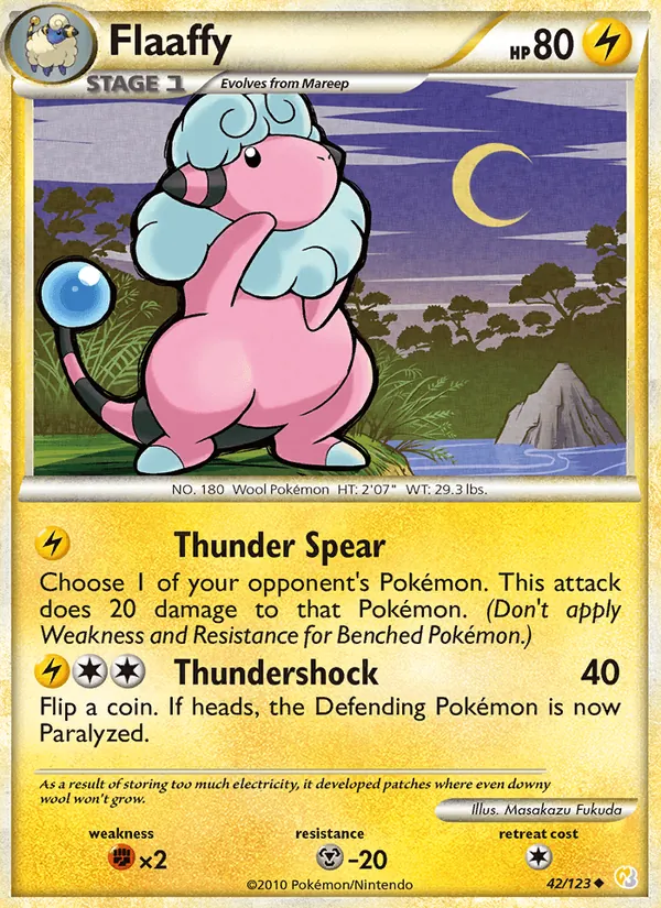 Flaaffy HeartGold SoulSilver 42/123
