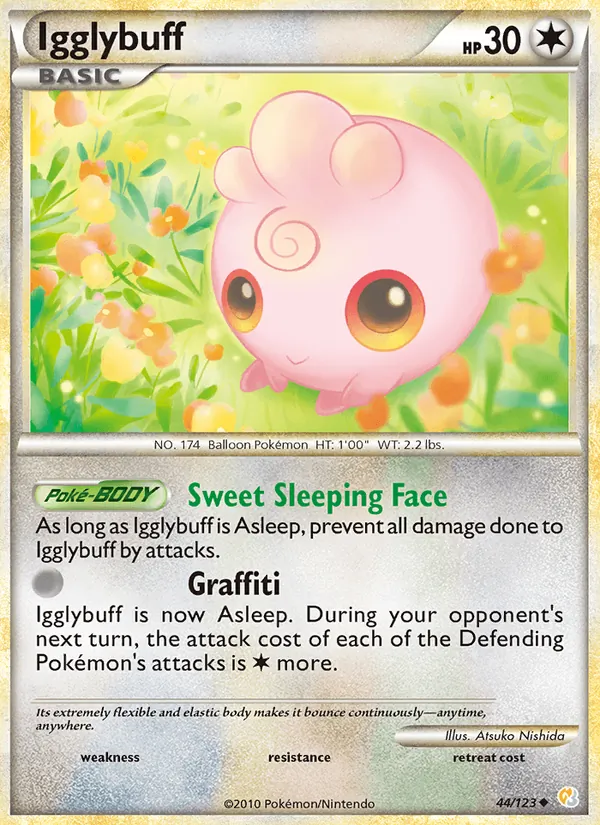 Igglybuff HeartGold SoulSilver 44/123