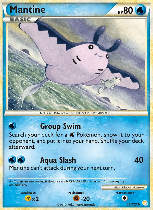 Mantine HeartGold SoulSilver 45/123
