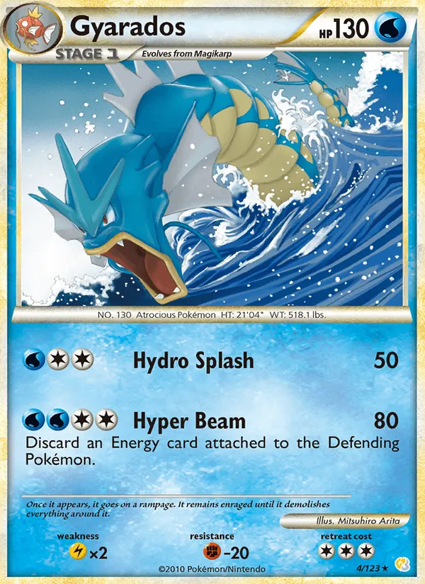 Gyarados HeartGold SoulSilver 4/123
