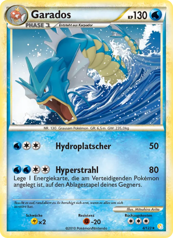 Garados HeartGold SoulSilver 4/123