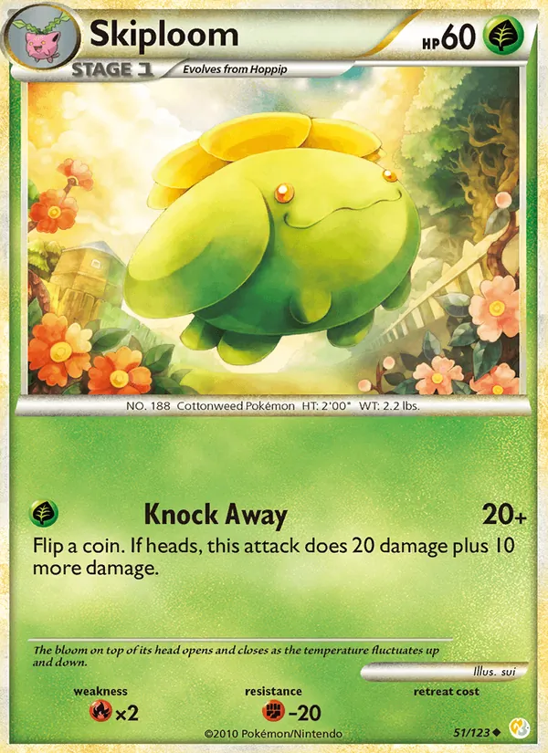 Skiploom HeartGold SoulSilver 51/123