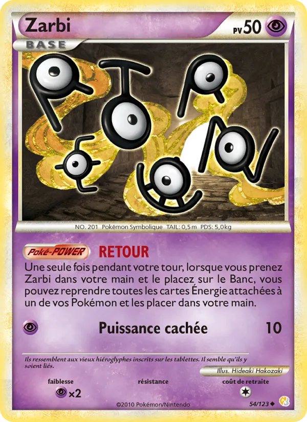 Zarbi HeartGold SoulSilver 54/123