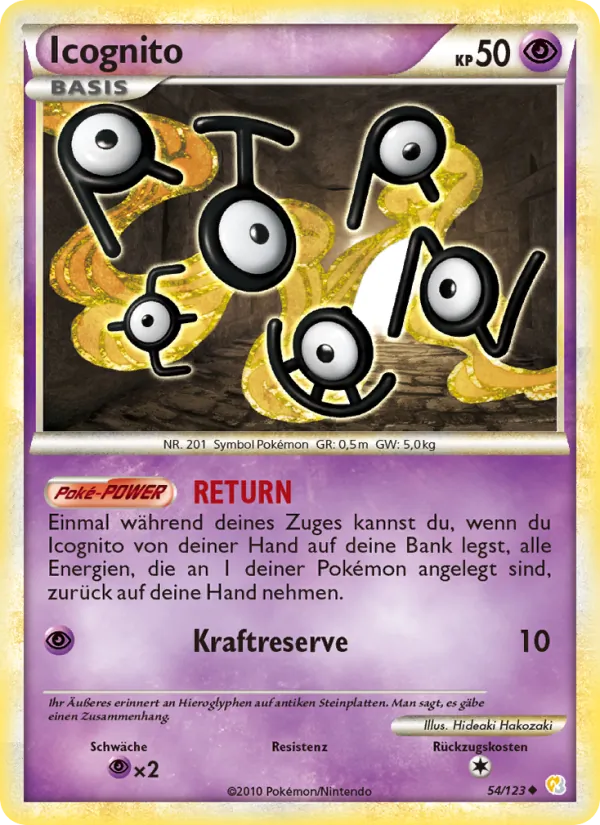 Icognito HeartGold SoulSilver 54/123