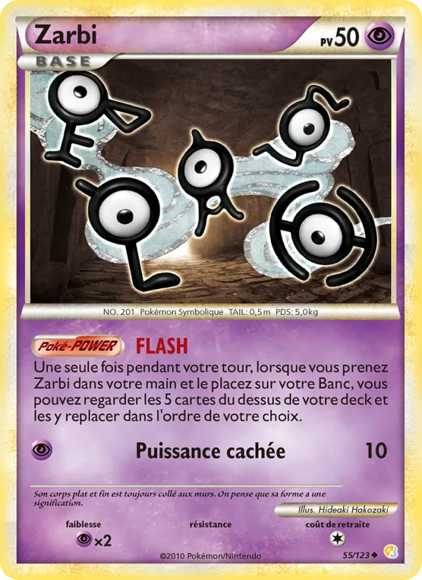 Zarbi HeartGold SoulSilver 55/123