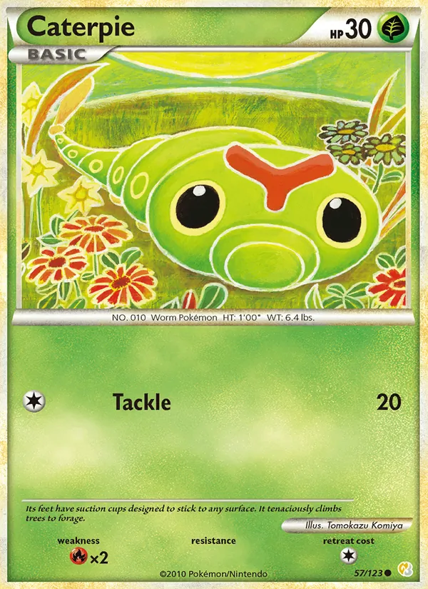 Caterpie HeartGold SoulSilver 57/123