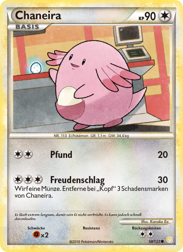 Chaneira HeartGold SoulSilver 58/123