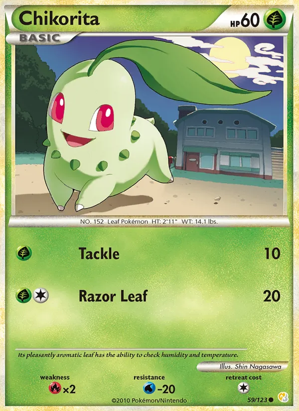 Chikorita HeartGold SoulSilver 59/123
