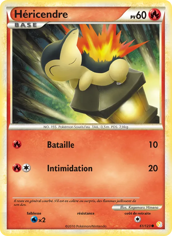 Héricendre HeartGold SoulSilver 61/123