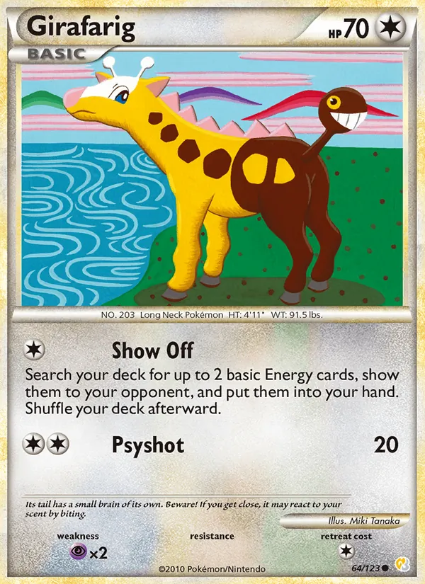 Girafarig HeartGold SoulSilver 64/123