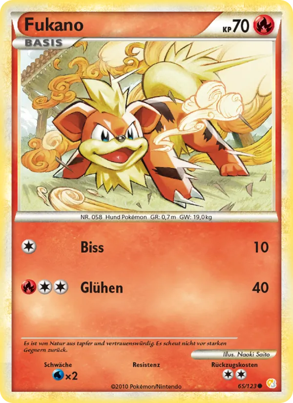 Fukano HeartGold SoulSilver 65/123