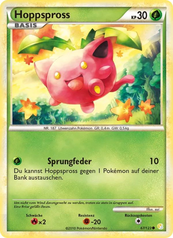 Hoppspross HeartGold SoulSilver 67/123