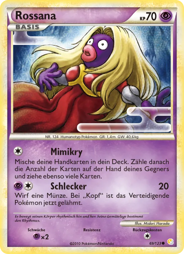 Rossana HeartGold SoulSilver 69/123