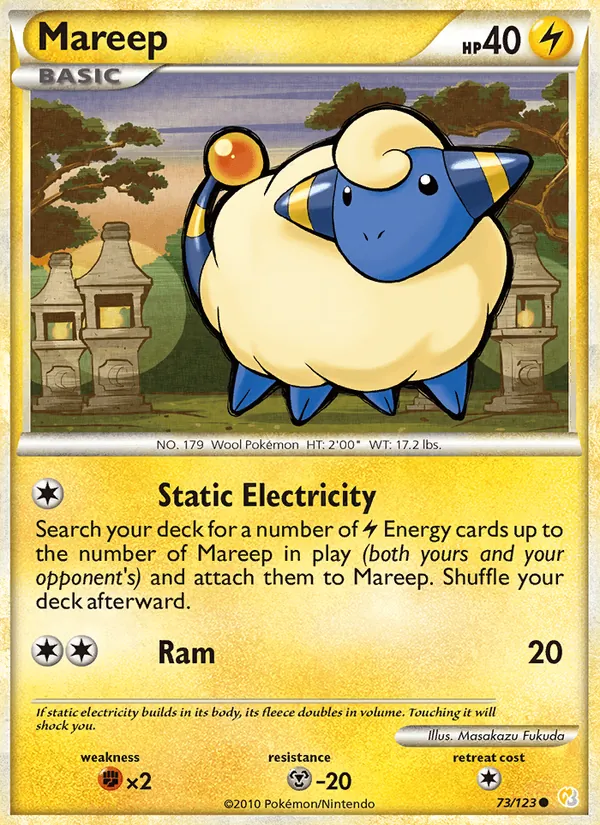 Mareep HeartGold SoulSilver 73/123