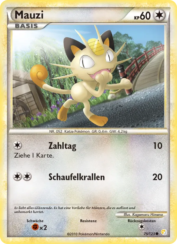 Mauzi HeartGold SoulSilver 75/123