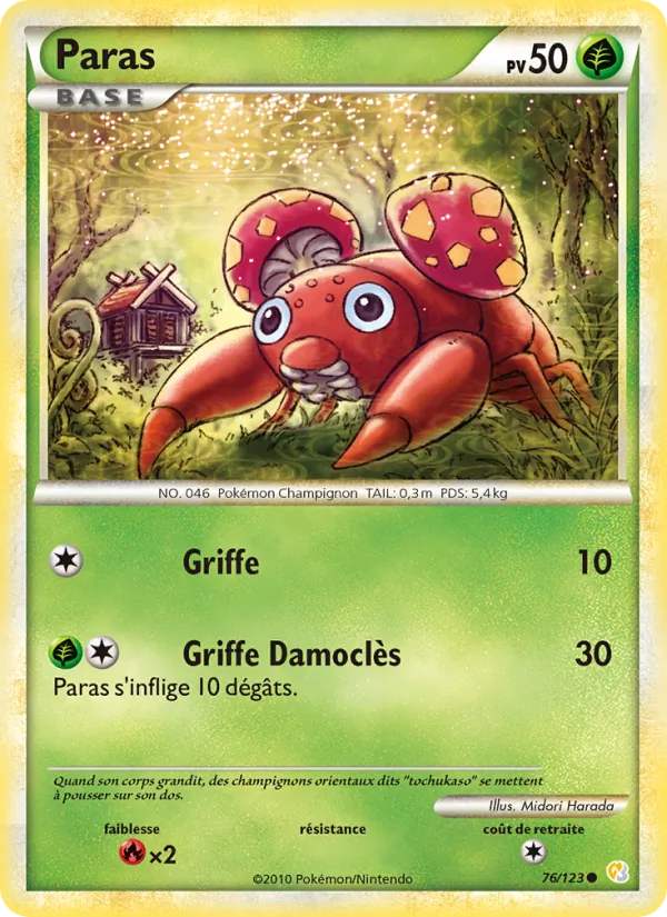 Paras HeartGold SoulSilver 76/123