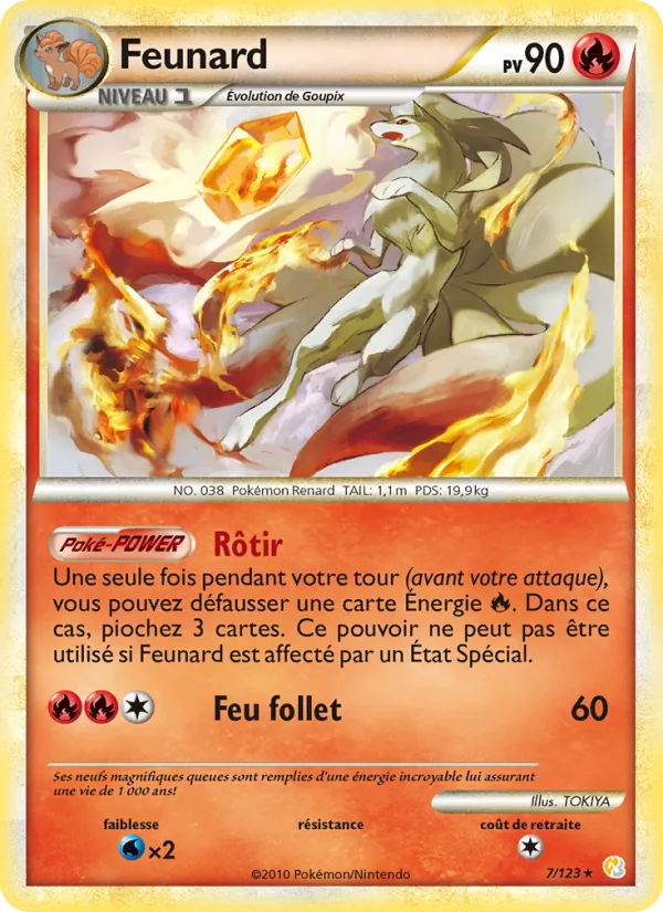 Feunard HeartGold SoulSilver 7/123